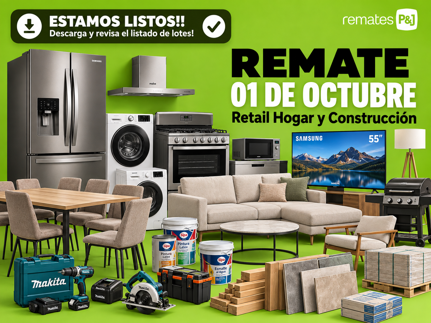 productos y lotes para remates online