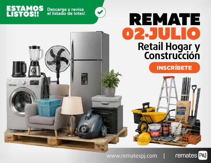 productos y lotes para remates online