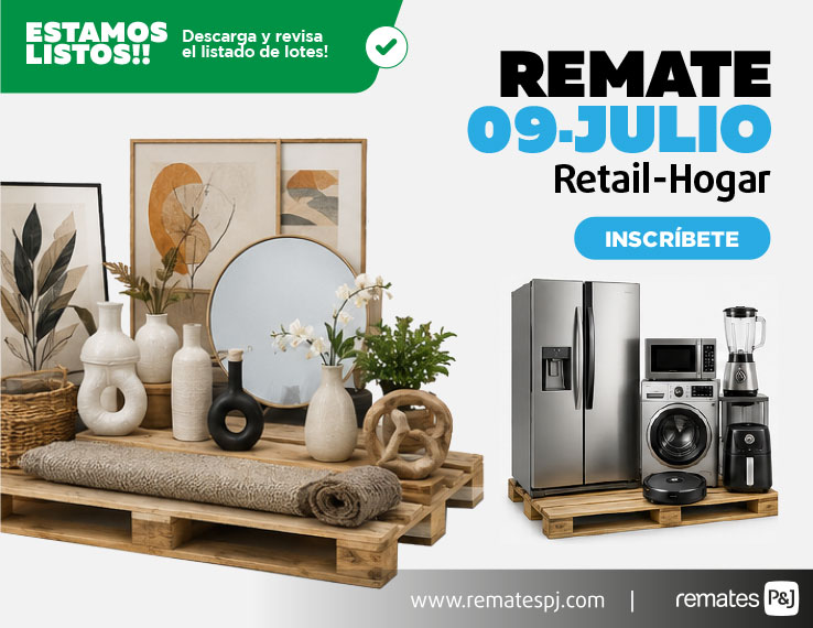 productos y lotes para remates online