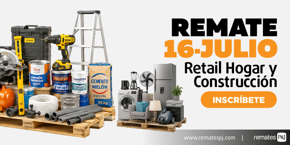 Remates PJ - Remates Online en Chile productos y lotes para remates online